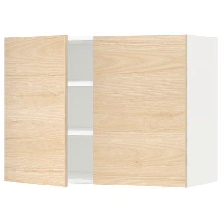 METOD Навесной шкаф с полками/2дверцы