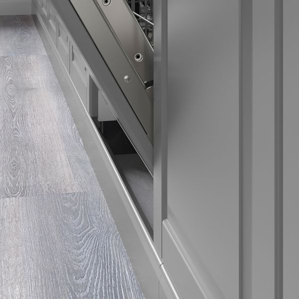 Декоративный цоколь для посудомоечная машины, серый, 66x8 см IKEA BODBYN БУДБИН 802.930.80 - фото 3