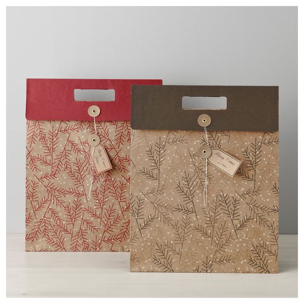 Подарочный пакет ВИНТЕР 2017, различные орнаменты (33x42 см) - схема-чертеж с размерами