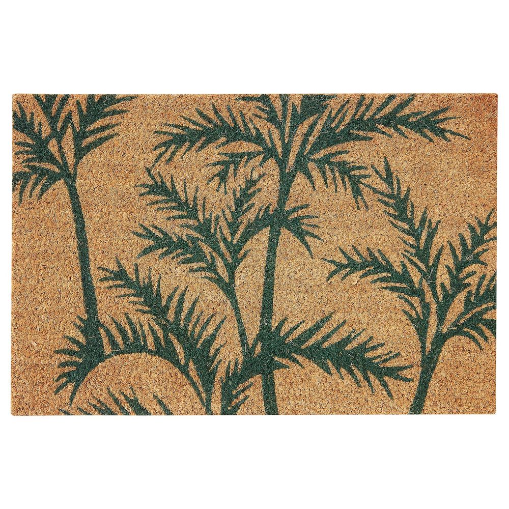 Придверный коврик для дома, зеленый пальма/неокрашенный 40x60 см IKEA СОММАР 2020 704.648.50 - фото 1