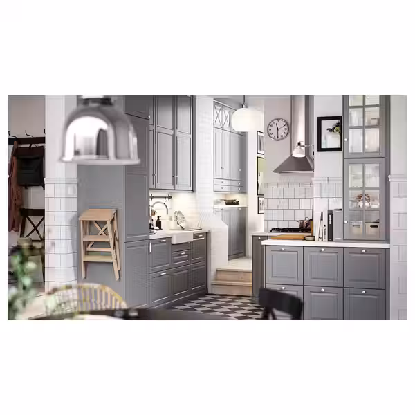 SÄLJAN Столешница под заказ - белый/светло-серый под камень/ламинат 30-45x3.8 см - фото 7