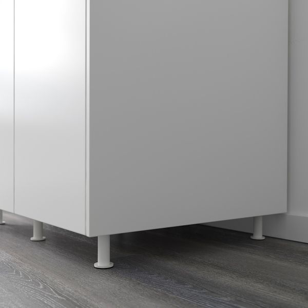 Ножка, белый 8 см IKEA CAPITA КАПИТА 303.679.07 - схема-чертеж с размерами