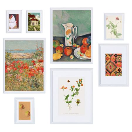 Рама с постером, 8 предм., На природе IKEA KNOPPÄNG КНОППЭНГ 304.790.52