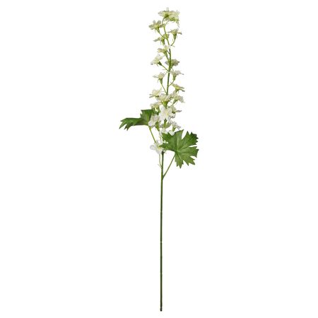 Цветок искусственный, для дома, улицы/Дельфиниум белый 60 см IKEA SMYCKA СМИККА 404.760.53