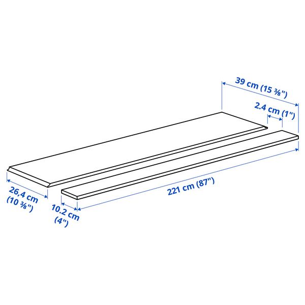 IKEA, дополнительный ракурс - схема-чертеж с размерами