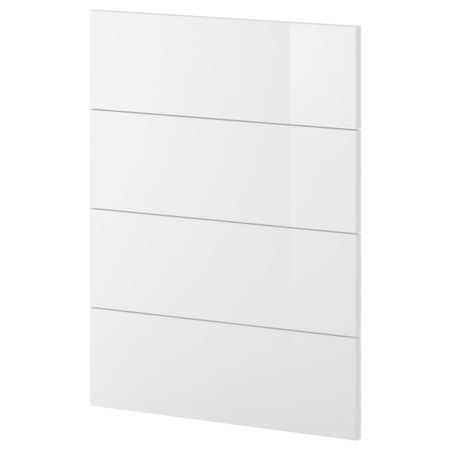 4 фасада для посудомоечной машины, Рингульт белый 60 см IKEA METOD МЕТОД 493.912.62