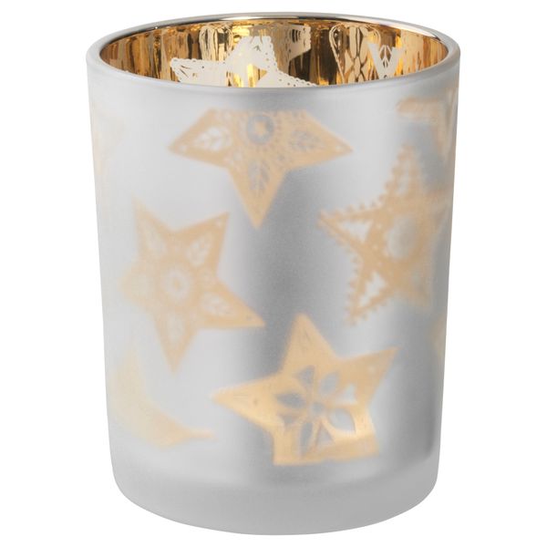 Подсвечник ВИНТЕР 2016, матовое стекло (12.5 см) - фото 1