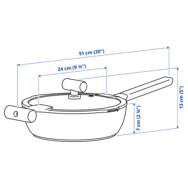 IKEA, дополнительный ракурс - схема-чертеж с размерами