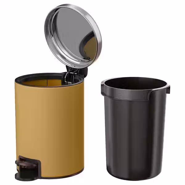 EKOLN Мусорное ведро - темно-желтый 3 л - фото 2