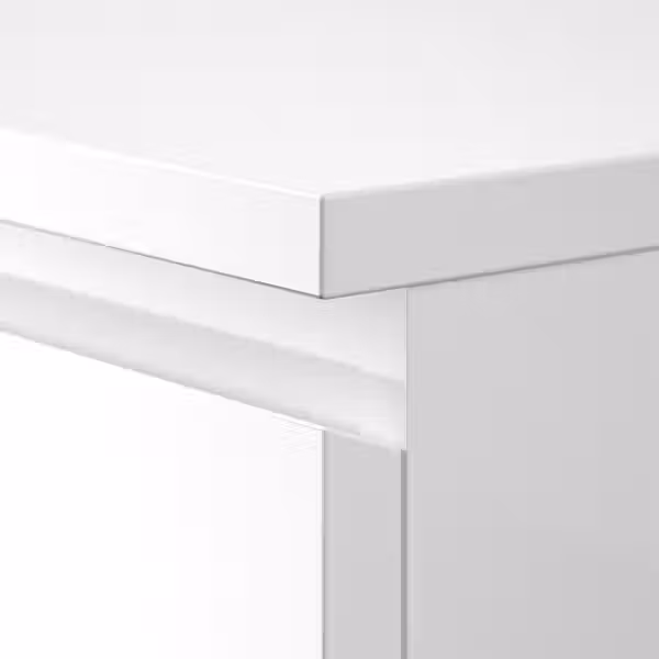 MALM Комод с 2 ящиками - глянцевый белый 40x55 см - фото 4
