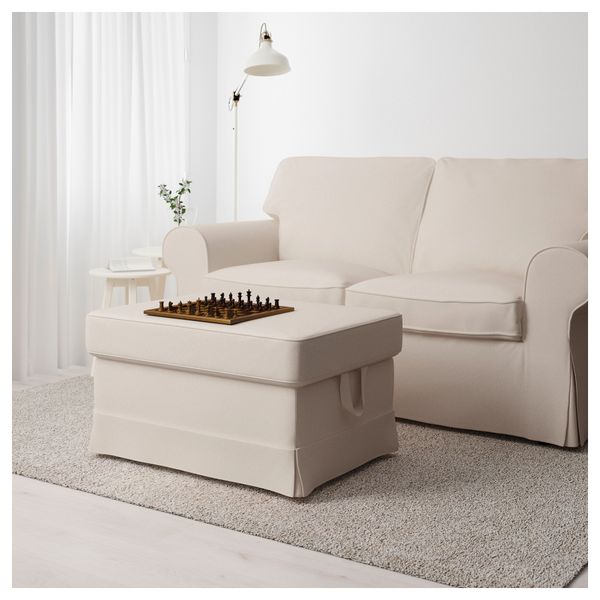 Табурет для ног ЭКТОРП, Лофаллет бежевый - фото 3