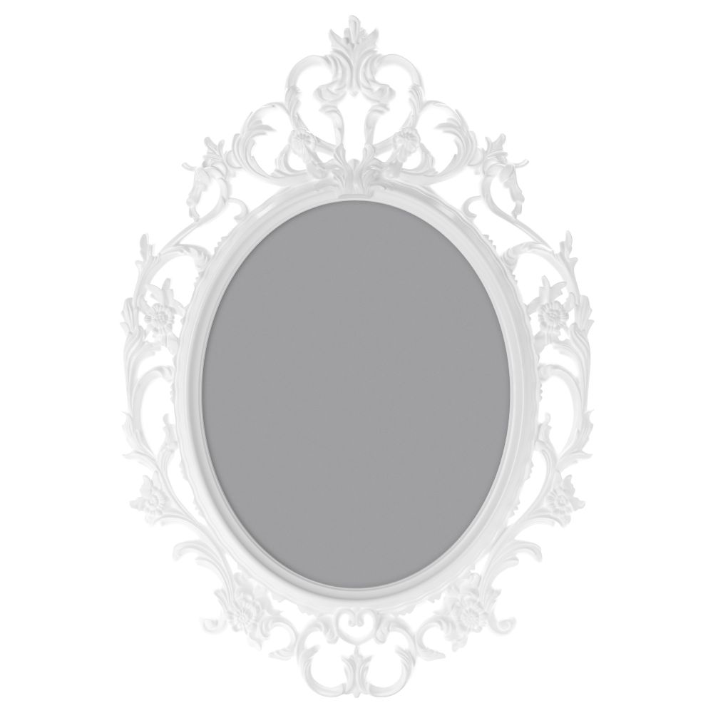 Рама УНГ ДРИЛЬ, овал, белый (40x50 см) - фото 1