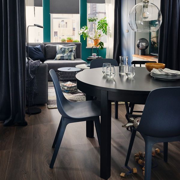 Стул, синий IKEA ODGER ОДГЕР 003.600.02 - фото 3