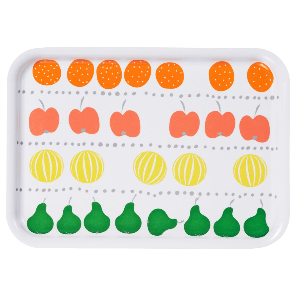 Поднос БЕСОКА, фрукты (28x20 см) - схема-чертеж с размерами