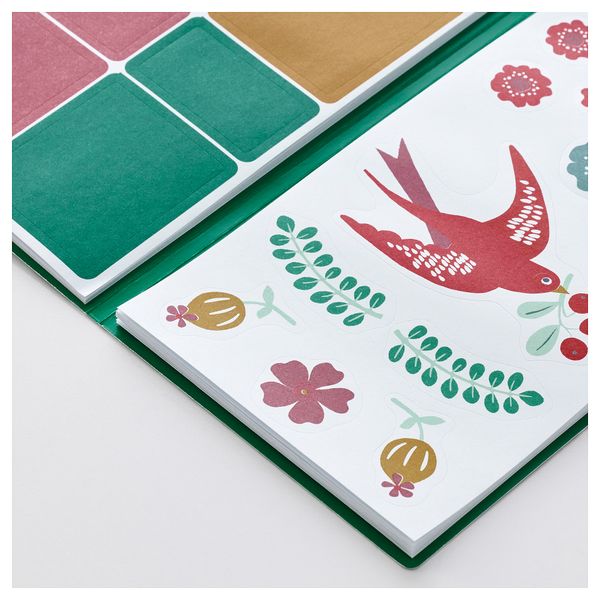 Папка с наклейками АНИЛИНАРЕ, красный, зеленый - фото 3