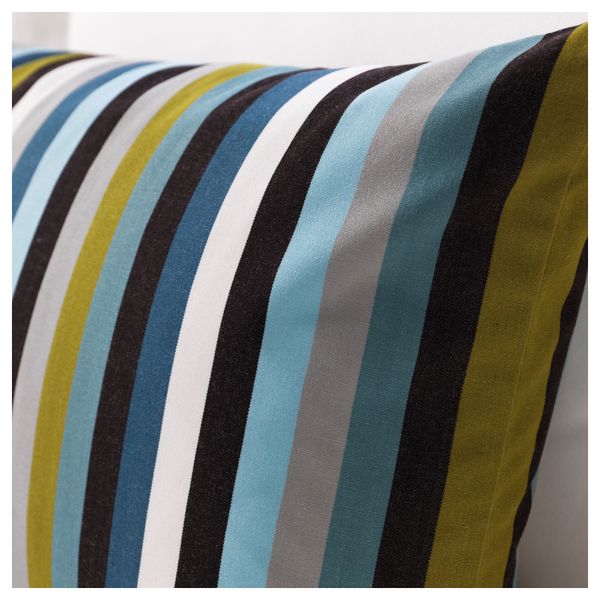 Чехол на подушку ОКЕРМАДД, зеленый/синий (40x65 см) - фото 2