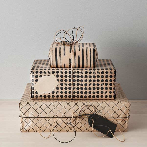 Рулон оберточной бумаги, естественный, черный 3x0.7 м IKEA ГИВАНДЕ 404.139.75 - схема-чертеж с размерами