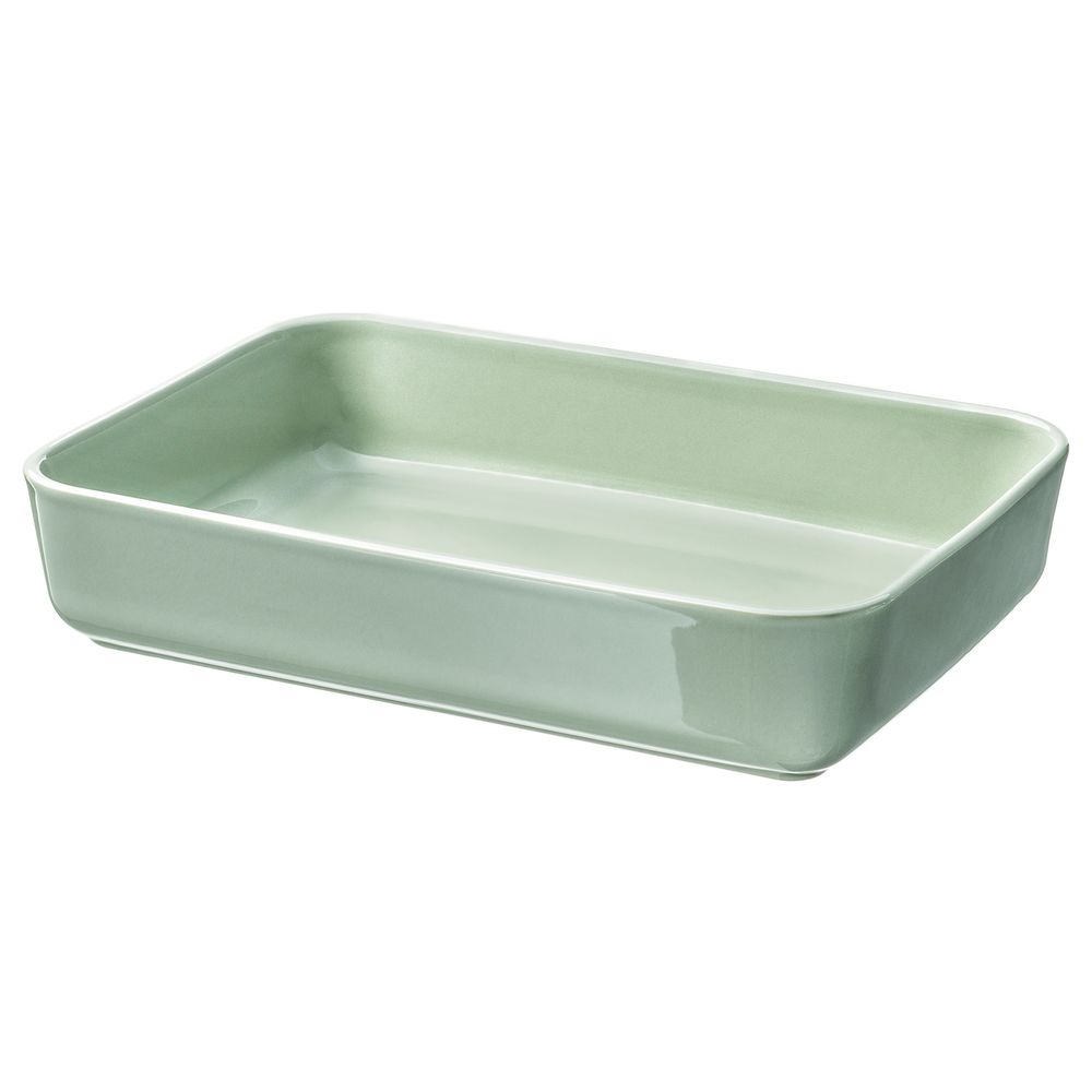 Форма-блюдо для духовки, зеленый 31x21 см IKEA ЛИККАД 603.731.48 - фото 1