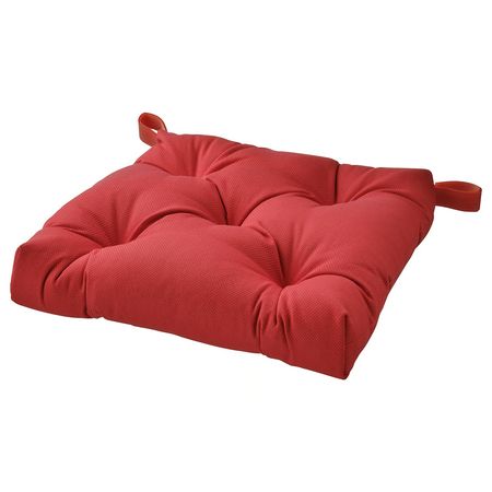 MALINDA Подушка на стул - темно-красный 40/35x38x7 см