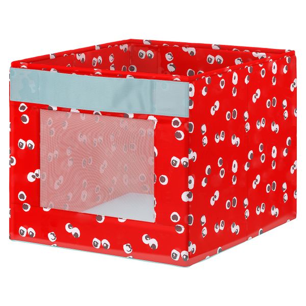 Коробка, красный 38x42x33 см IKEA ANGELÄGEN АНГЕЛЭГЕН 904.179.47 - фото 1