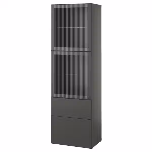 BESTÅ Комбинация д/хранения+стекл дверц - фото 1