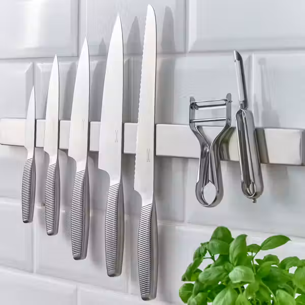 IKEA 365+ Набор ножей, 5 шт. - нержавеющ сталь - схема-чертеж с размерами