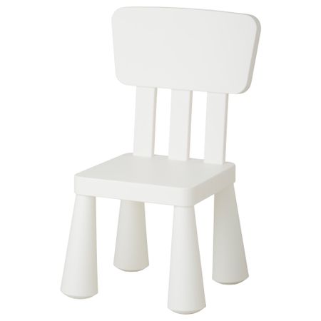 Детский стул МАММУТ, д/дома/улицы, белый