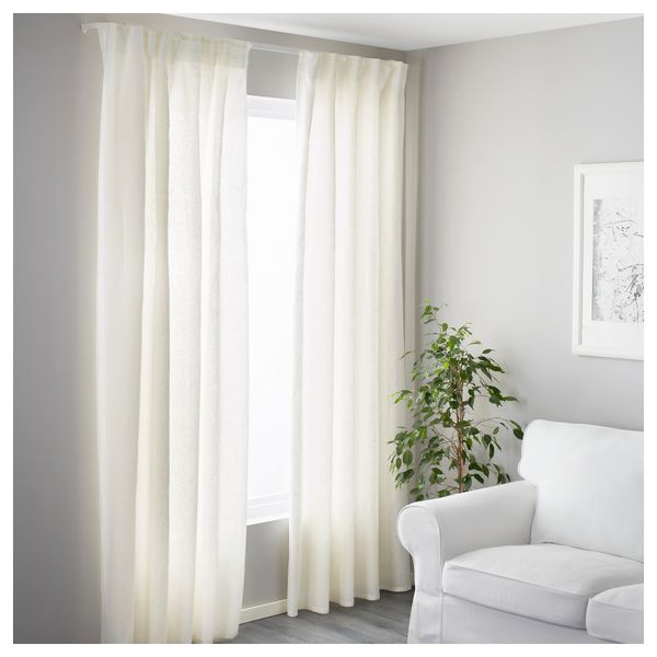 Гардинная шина, одинарная ВИДГА, белый (140 см) - фото 2