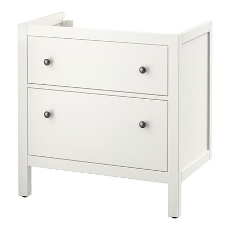 HEMNES Шкаф для раковины с 2 ящ - белый 80x47x83 см