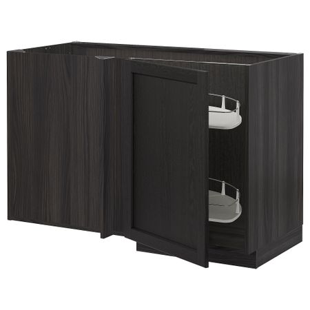 Угловой Напольный шкаф с выдвижной секцией IKEA METOD МЕТОД 494.572.34