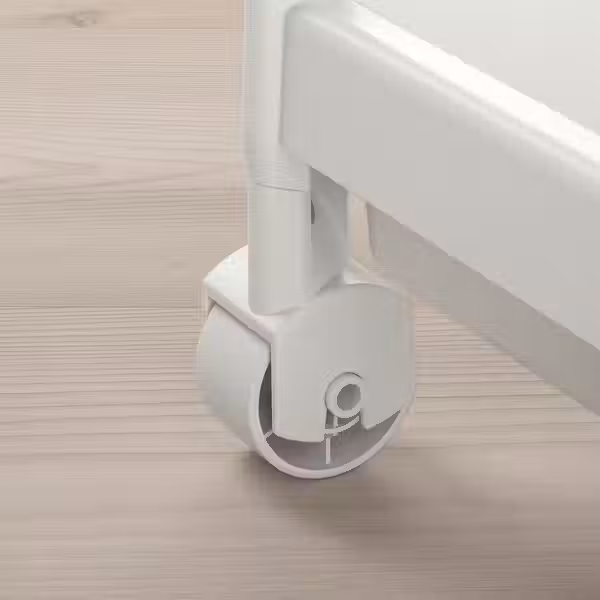 VESKEN Тележка - белый 54x18x71 см - схема-чертеж с размерами