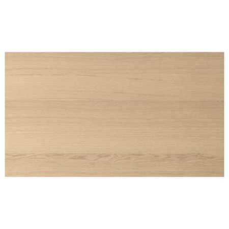 4 панели для рамы раздвижной дверцы ИЛЬСЕНГ, дубовый шпон, беленый