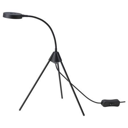 Настольная лампа, светодиодная, черный IKEA TRETTIOTRE ТРЕТТИОТРЕ 704.784.61