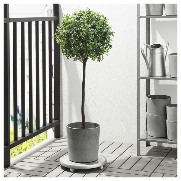 Кашпо БОЙСЕНБЭР, д/дома/улицы светло-серый - фото 2