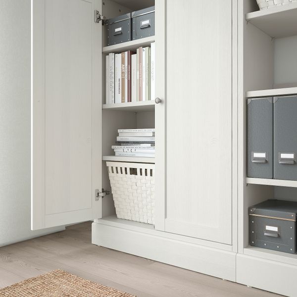 Комбинация для хранения, белый 162x37x134 см IKEA HAVSTA ХАВСТА 492.658.38 - фото 3