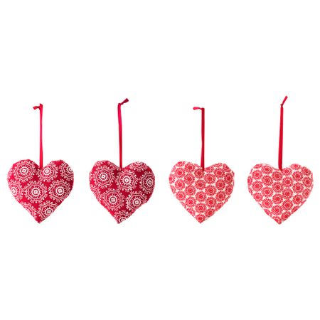 Украшение подвесное ВИНТЕР 2015, сердце, красный