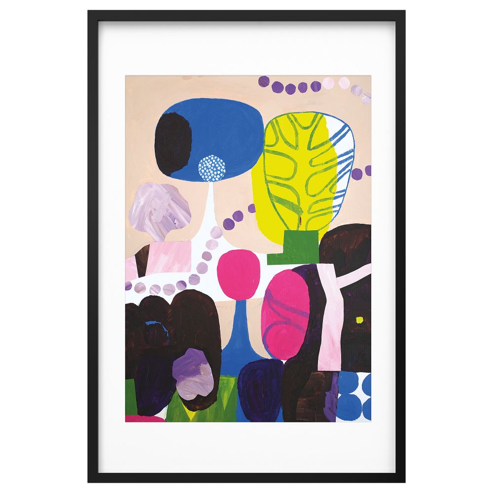 Рама с постером, Холмы и деревья, 61x91 см IKEA RÖDALM 305.789.00 - фото 1