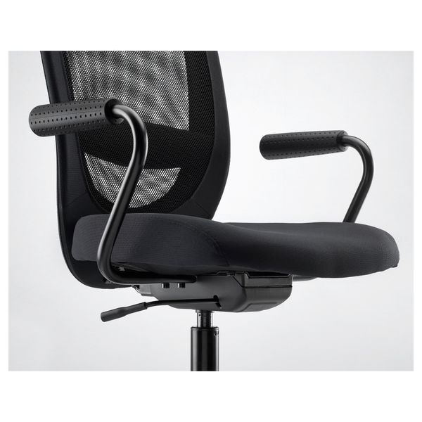 Вращающееся легкое кресло ФЛИНТАН / НОМИНЕЛЬ, черный - фото 4