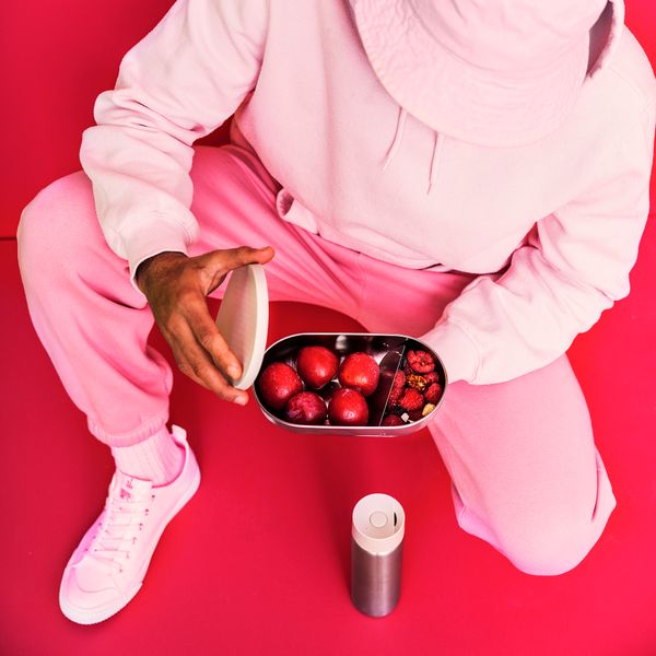 Контейнер с крышкой и разделителем, нержавеющая сталь, бежевый, 0.7 л IKEA HALVVARM ХАЛЬВВАРМ 204.972.21 - фото 21