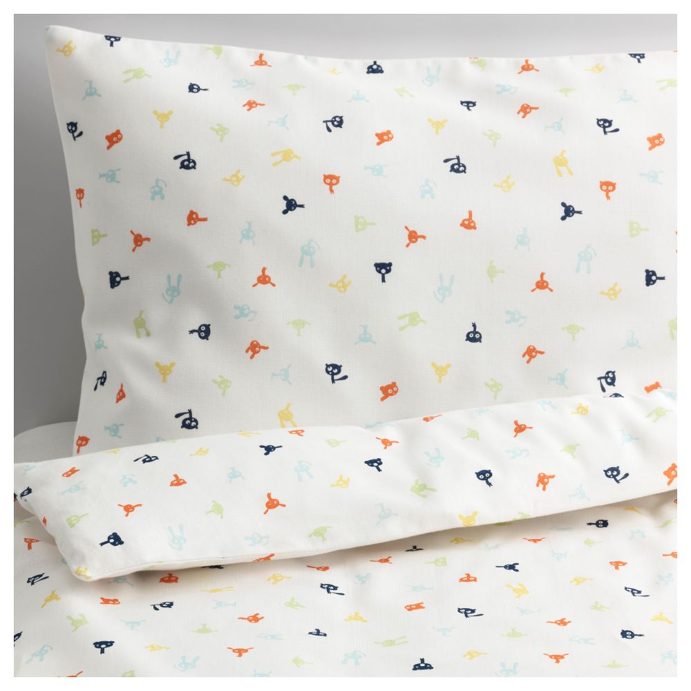 Пододеяльник, наволочка для кроватки СТЬЕРНБИЛД, разноцветный (110x125/35x55 см) - фото 1