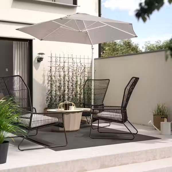 TALLSKÄR Садовое кресло - антрацит - фото 3