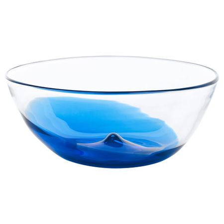 Сервировочная миска СТОКГОЛЬМ 2017, синий, прозрачное стекло (29 см)