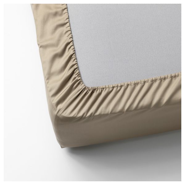 Простыня натяжная НАТТЭСМИН, бежевый - фото 3