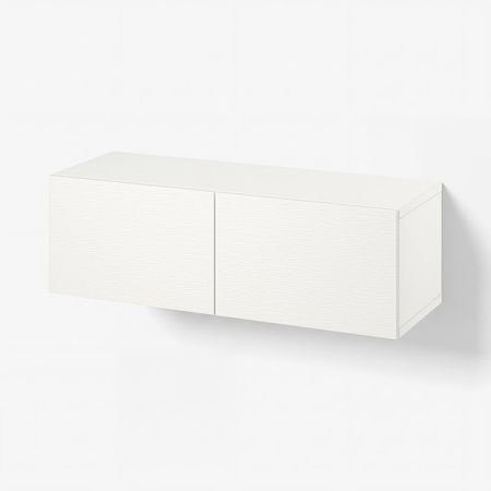 BESTÅ Комбинация настенных шкафов - белый/Laxviken белый 120x42x38 см