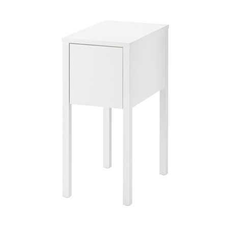 Тумба прикроватная, белый, 30x50 см IKEA НОРДЛИ 103.686.82