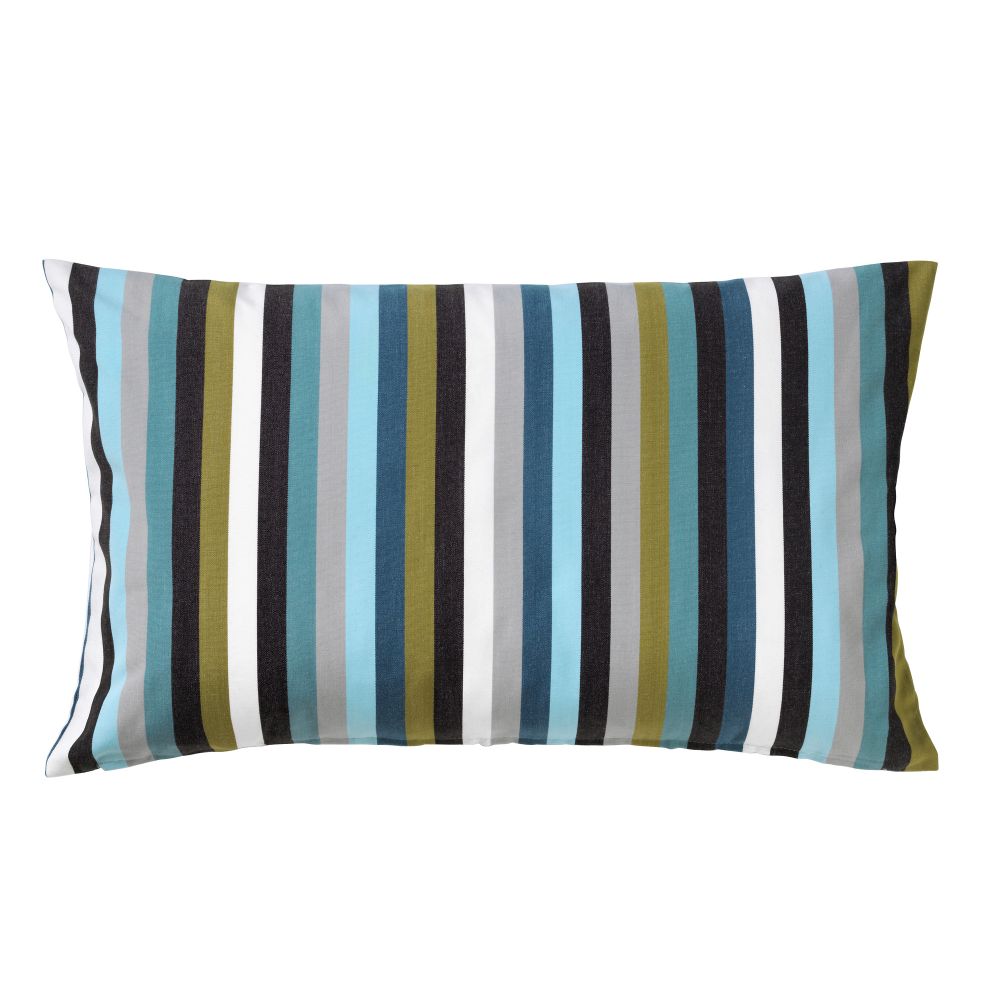 Чехол на подушку ОКЕРМАДД, зеленый/синий (40x65 см) - фото 1