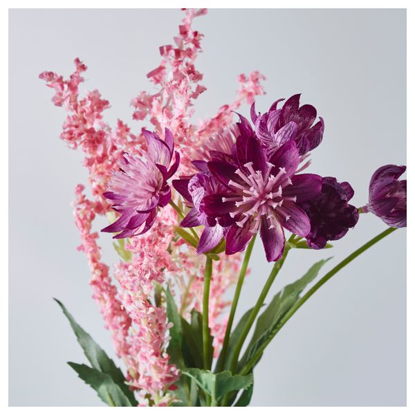 Цветок искусственный СМИККА, различные растения (47 см) - схема-чертеж с размерами