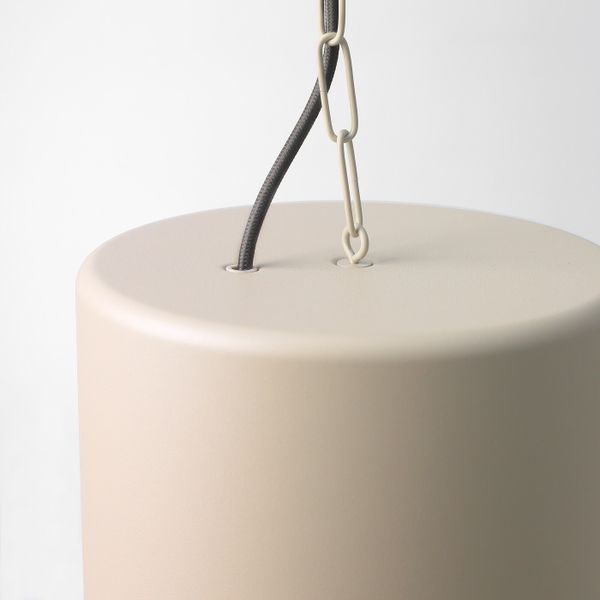 Подвесной светильник, бежевый 47 см IKEA ХЕКТАР 804.148.93 - схема-чертеж с размерами