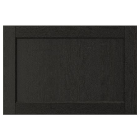Фронтальная панель ящика, черная морилка 60x40 см IKEA LERHYTTAN ЛЕРХЮТТАН 003.565.09