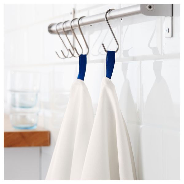 Полотенце кухонное СОММАР 2016, белый, синий (50x70 см) - фото 2